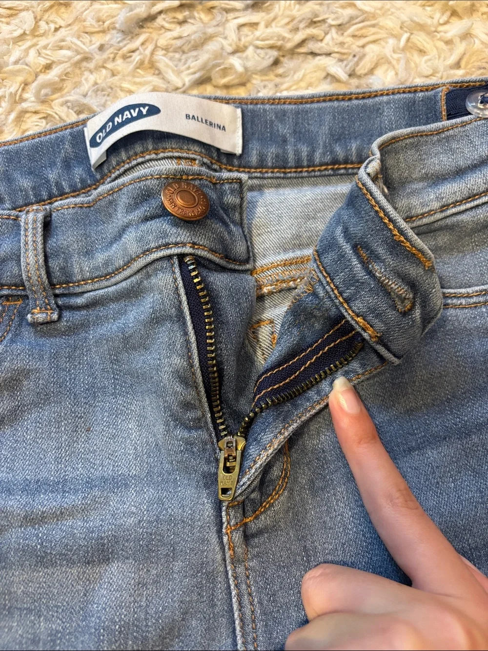 Old Navy Light Blue Girls' Denim Cutoff Shorts